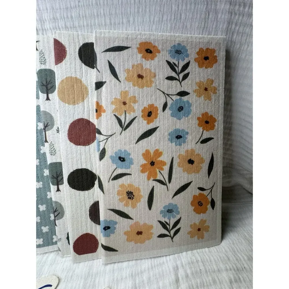 New Swedish Dish Cloths By Recyco 8 Pack Dish Towels 4 Wash Cloths Or Rags